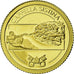 Coin, Liberia, 12 Dollars, 2010, MS(65-70), Gold