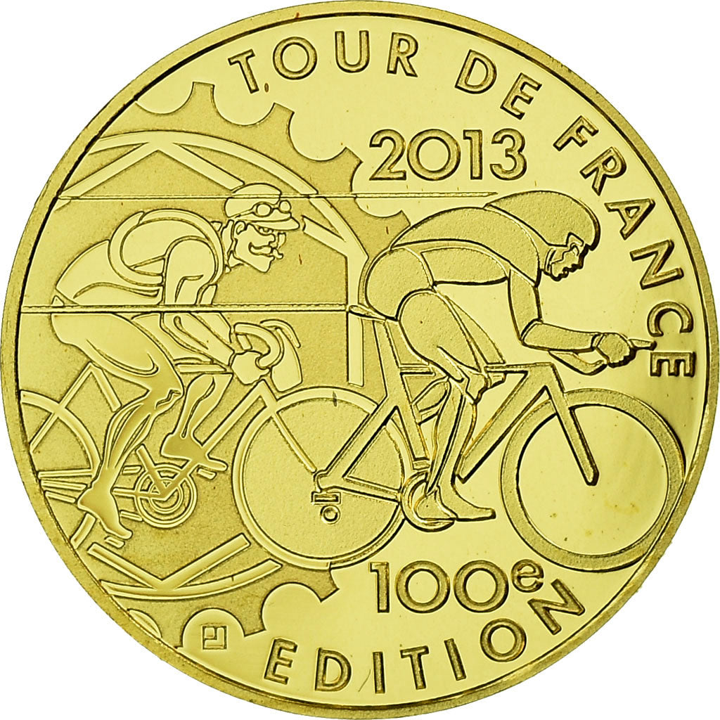 France, 5 Euro, 2013, MS(65-70), Gold, Gadoury:EU615