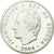 Espanha, 10 Euro, 2004, MS(65-70), Prata, KM:1099