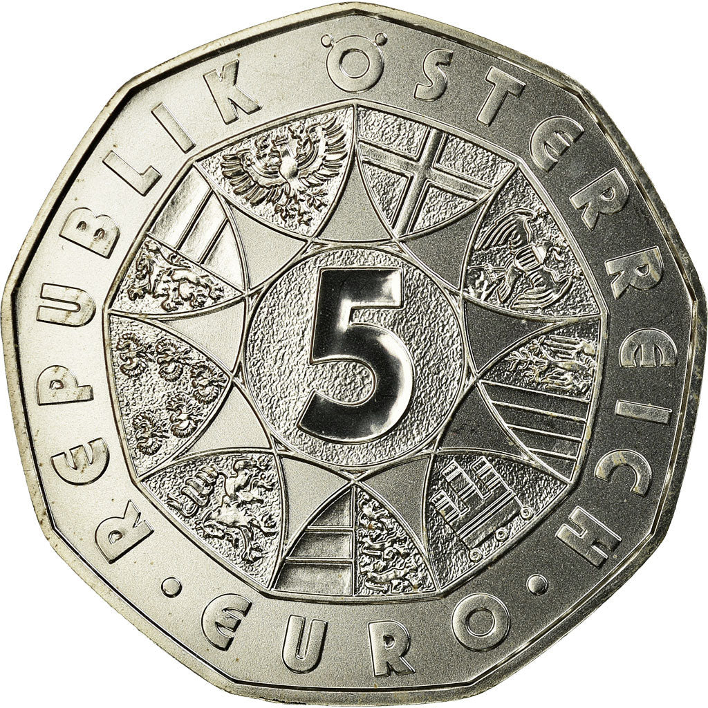 Coin, Austria, 5 Euro, 2014, MS(65-70), Silver, KM:3231
