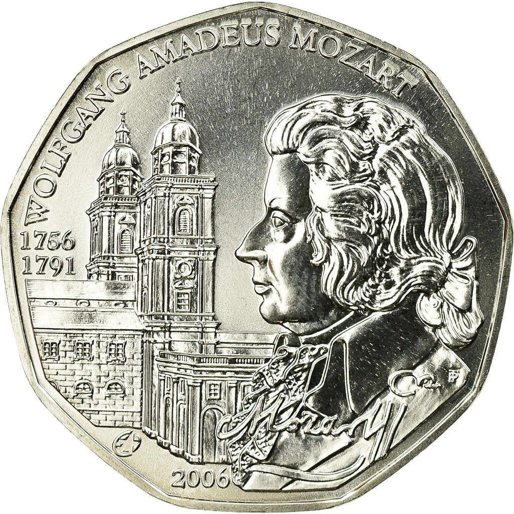 Moneta, Austria, 5 Euro, 2006, Vienna, MS(65-70), Srebro, KM:3131