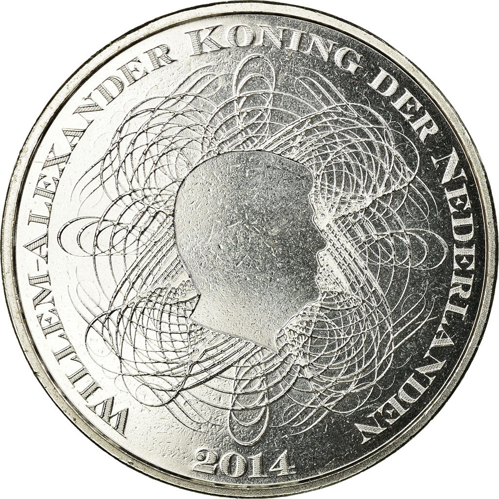 Paesi Bassi, 5 Euro, 2014, FDC, Argento, KM:354