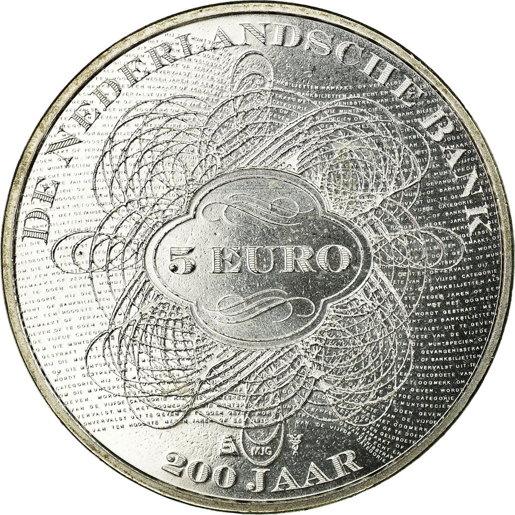 Paesi Bassi, 5 Euro, 2014, FDC, Argento, KM:354