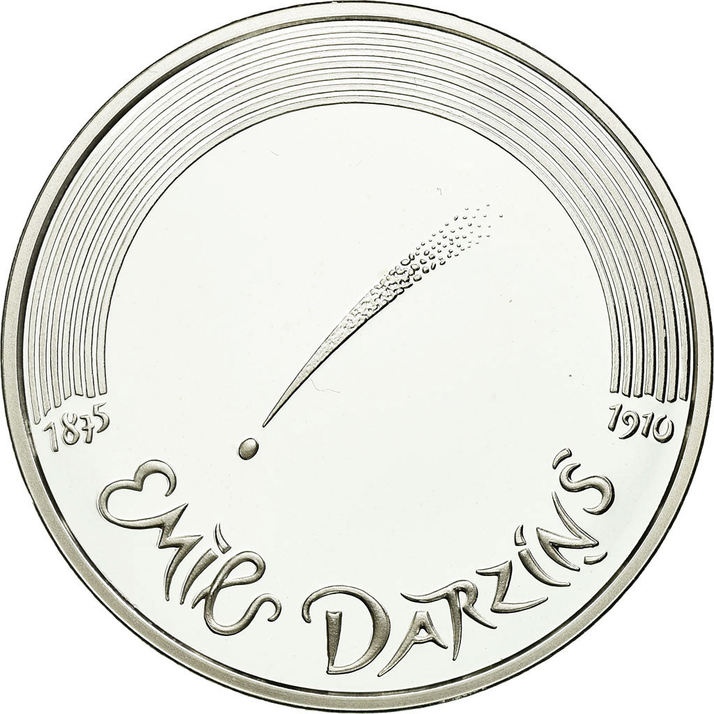 Letonia, 5 Euro, 2015, FDC, Plata, KM:166