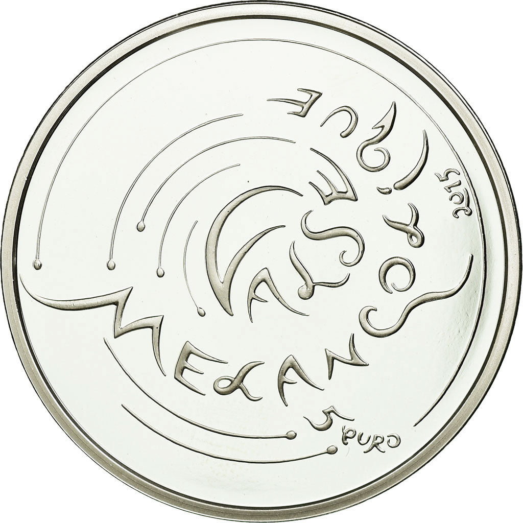 Letonia, 5 Euro, 2015, FDC, Plata, KM:166