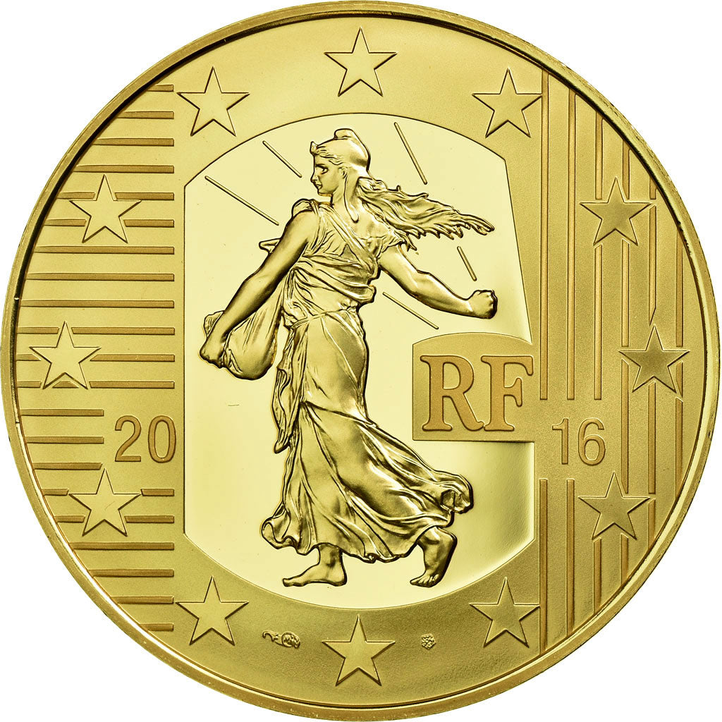 France, 100 Euro, 2016, Semeuse, Le Teston, MS(65-70), Gold, Gadoury:EU876