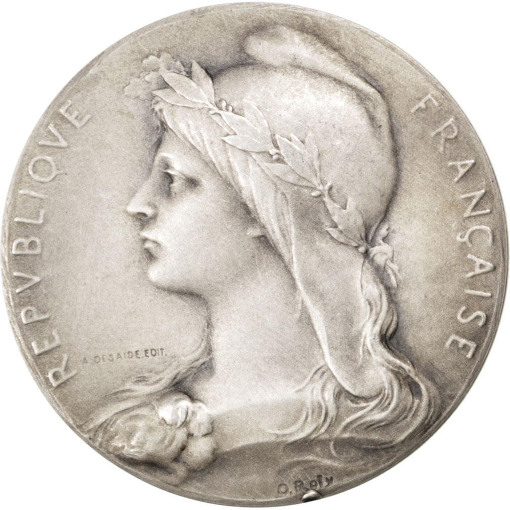 France, Medal, French Third Republic, Medicine, Roty, AU(50-53), Silver