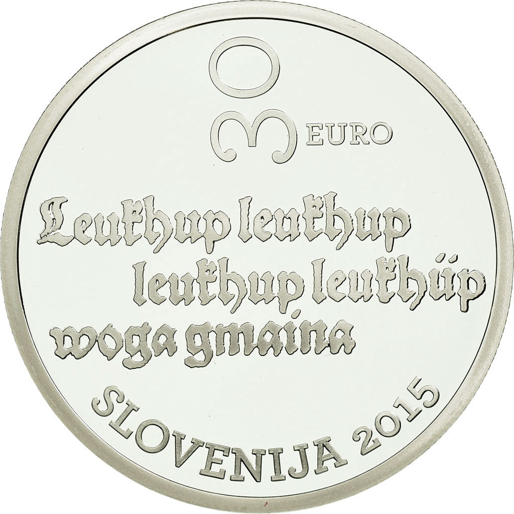 Slovenia, 30 Euro, 2015, MS(65-70), Silver