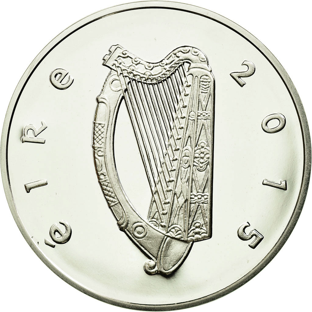 REPUBLIEK IERLAND, 15 Euro, 2015, FDC, Zilver