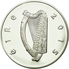 REPUBLIEK IERLAND, 15 Euro, 2015, FDC, Zilver
