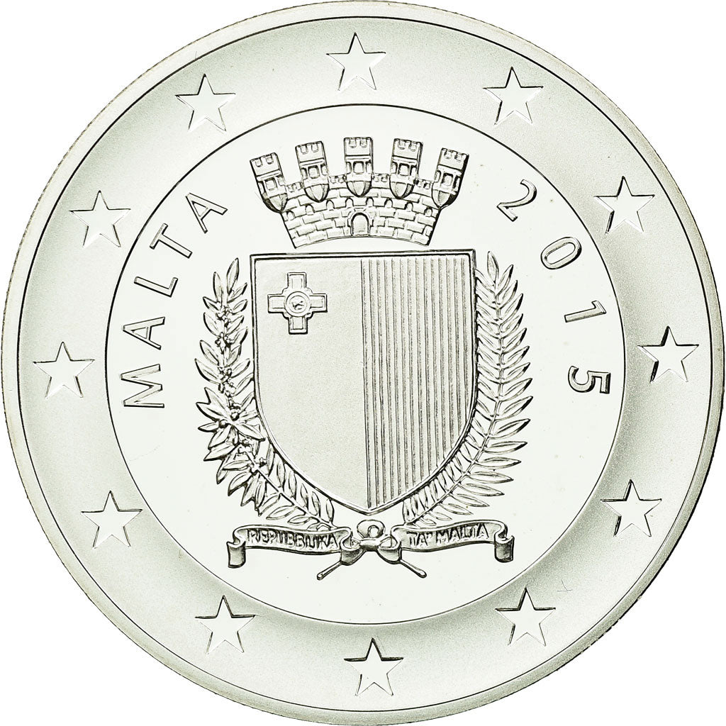 Malta, 10 Euro, 2015, MS(65-70), Prata