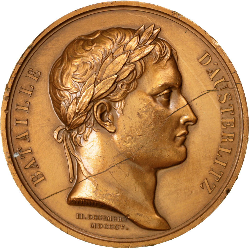 FRANCE, History, First French Empire, Medal, AU(50-53), Andrieu, Bronze, 41,...