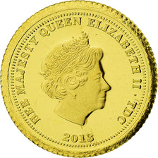 Coin, Tristan Da Cunha, Half crown, 2013, British Royal Mint, MS(65-70), Gold