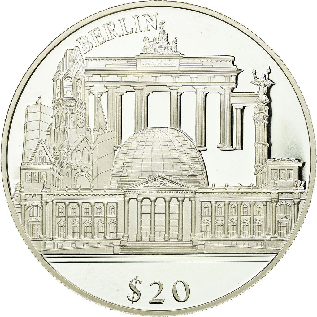 Coin, Liberia, 20 Dollars, 2000, MS(65-70), Silver, KM:637
