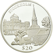 Coin, Liberia, 20 Dollars, 2000, MS(65-70), Silver, KM:642