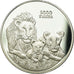 Coin, Zambia, 5000 Kwacha, 1999, British Royal Mint, MS(65-70), Silver, KM:157