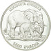 Moneda, Zambia, 5000 Kwacha, 1999, British Royal Mint, FDC, Plata, KM:92