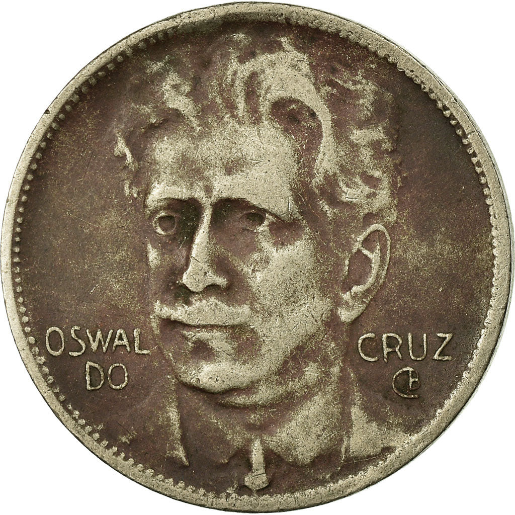 Coin, Brazil, 400 Reis, 1936, EF(40-45), Copper-nickel, KM:539
