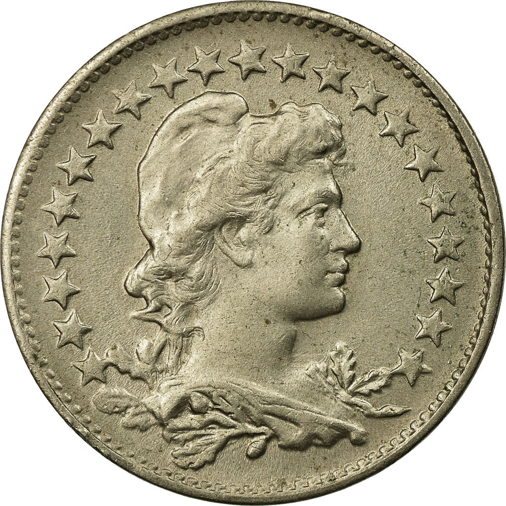 Coin, Brazil, 100 Reis, 1925, AU(55-58), Copper-nickel, KM:518