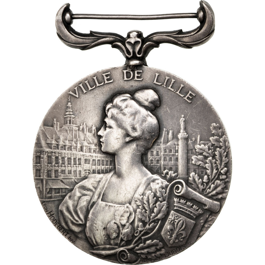 Francia, Medal, French Third Republic, Politics, Society, War, BB+, Argento
