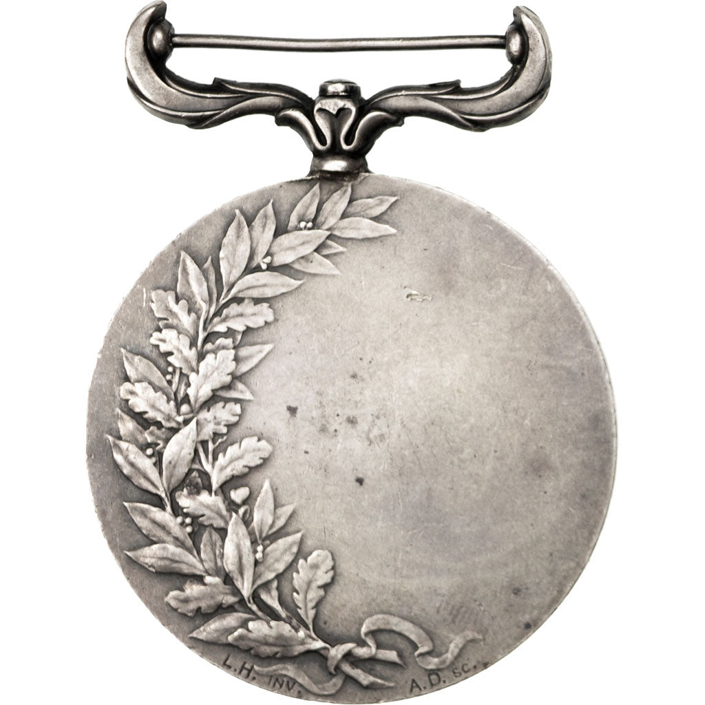 Francia, Medal, French Third Republic, Politics, Society, War, BB+, Argento