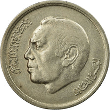 Coin, Morocco, al-Hassan II, Dirham, 1974/AH1394, Paris, AU(55-58)