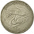 Moneta, Tunisia, 1/2 Dinar, 1983, Paris, VF(30-35), Miedź-Nikiel, KM:303