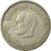 Coin, Tunisia, 1/2 Dinar, 1983, Paris, VF(20-25), Copper-nickel, KM:303