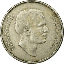 Coin, Jordan, Hussein, 1/4 Dinar, 1970/AH1390, EF(40-45), Copper-nickel, KM:28