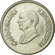 Coin, Jordan, Hussein, 10 Piastres, 1996/AH1416, Paris, EF(40-45), Nickel plated