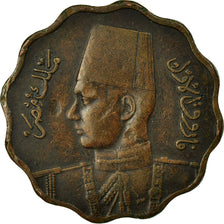 Coin, Egypt, Farouk, 10 Milliemes, 1943/AH1362, British Royal Mint, EF(40-45)