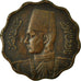 Coin, Egypt, Farouk, 10 Milliemes, 1943/AH1362, British Royal Mint, EF(40-45)