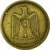 Coin, Egypt, 5 Milliemes, AH 1380/1960, VF(30-35), Aluminum-Bronze, KM:394