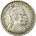 Coin, Ethiopia, Menelik II, 1/8 Birr, 1887, Paris, VF(30-35), Silver, KM:2