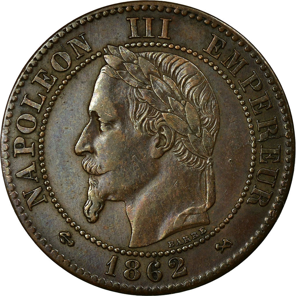 Coin, France, Napoleon III, Napoléon III, 2 Centimes, 1862, Bordeaux
