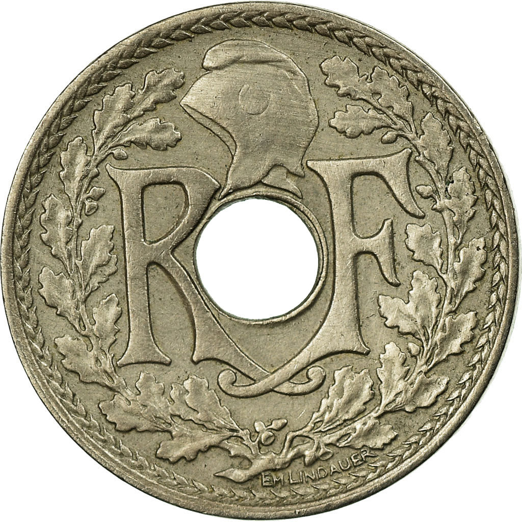 Monnaie, France, Lindauer, 5 Centimes, 1919, Paris, SUP, Copper-nickel