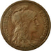 Coin, France, Dupuis, 10 Centimes, 1916, Paris, EF(40-45), Bronze, KM:843