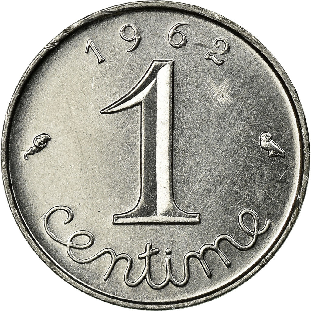 Coin, France, Épi, Centime, 1961, Paris, EF(40-45), Stainless Steel, KM:928