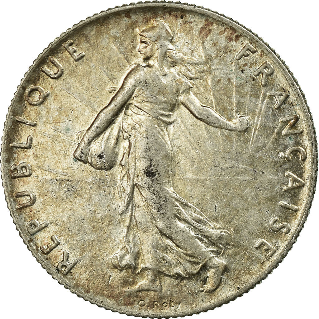 Coin, France, Semeuse, 50 Centimes, 1912, Paris, EF(40-45), Silver, KM:854