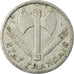 Moeda, França, Bazor, 1 Franc, 1944, Castelsarrasin, VF(20-25), Alumínio