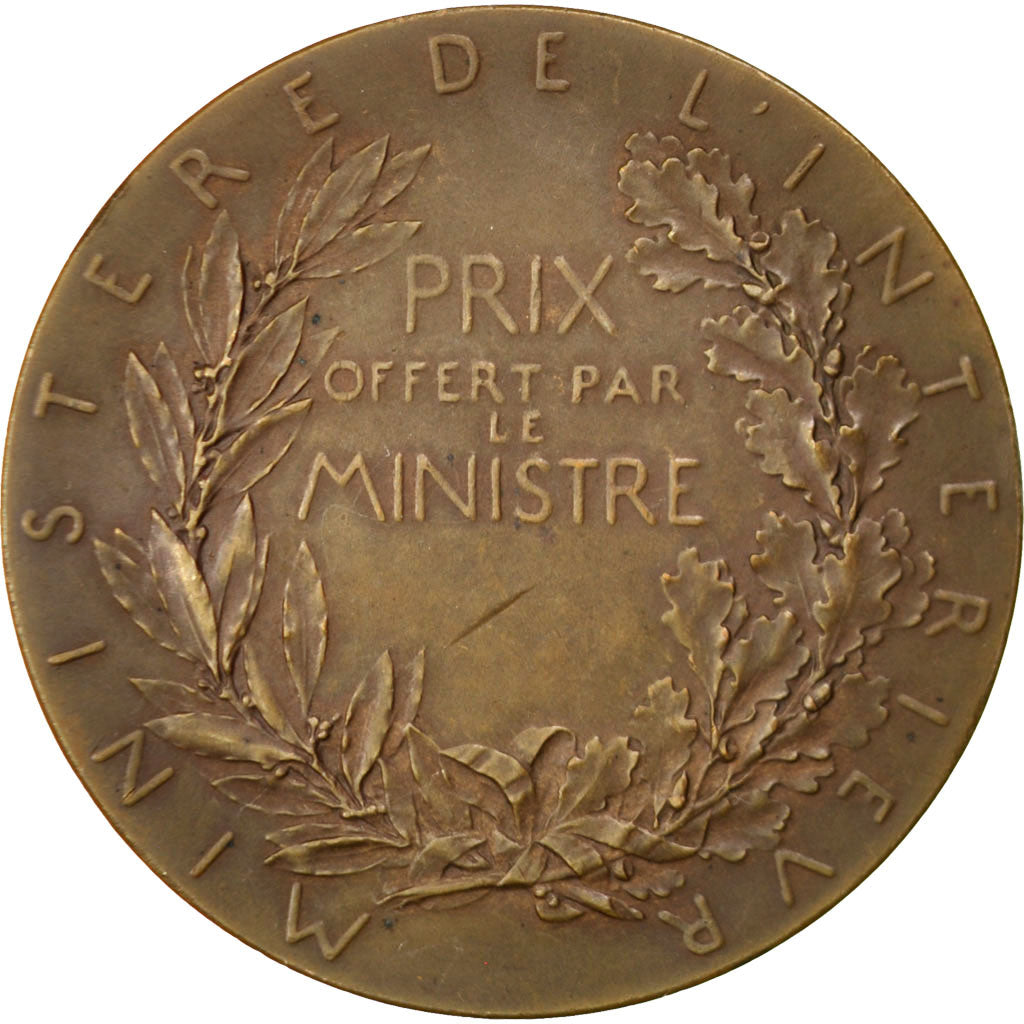 FRANCE, Politics, Society, War, French Third Republic, Medal, AU(50-53), Roty,..