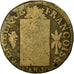 Moneda, Francia, Sol aux Balances, 1793, Dijon, BC, Métal de cloche, Gadoury:19