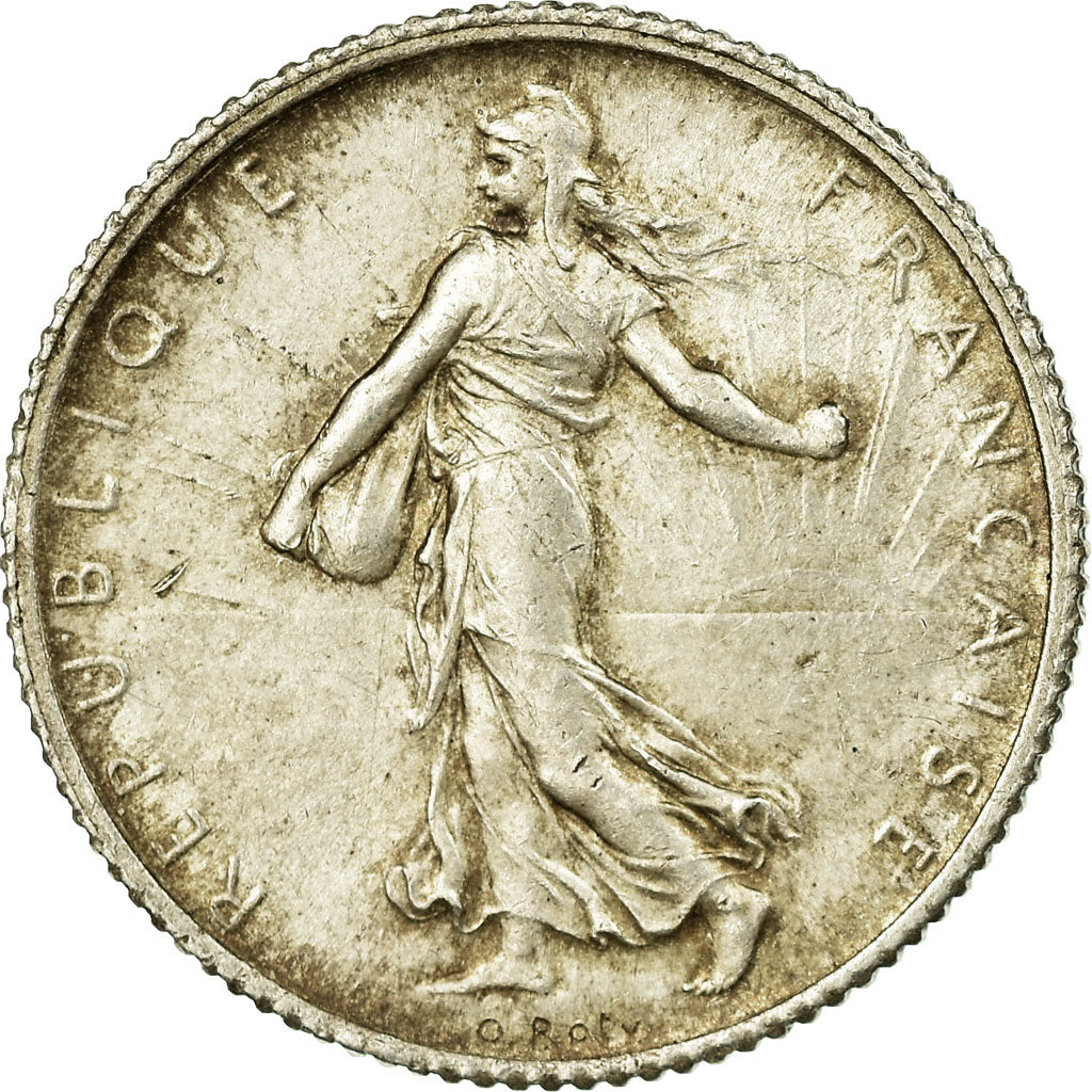 Monnaie, France, Semeuse, Franc, 1915, Paris, TTB, Argent, Gadoury:467, KM:844.1