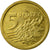 Coin, Poland, 5 Groszy, 2014, Warsaw, EF(40-45), Brass