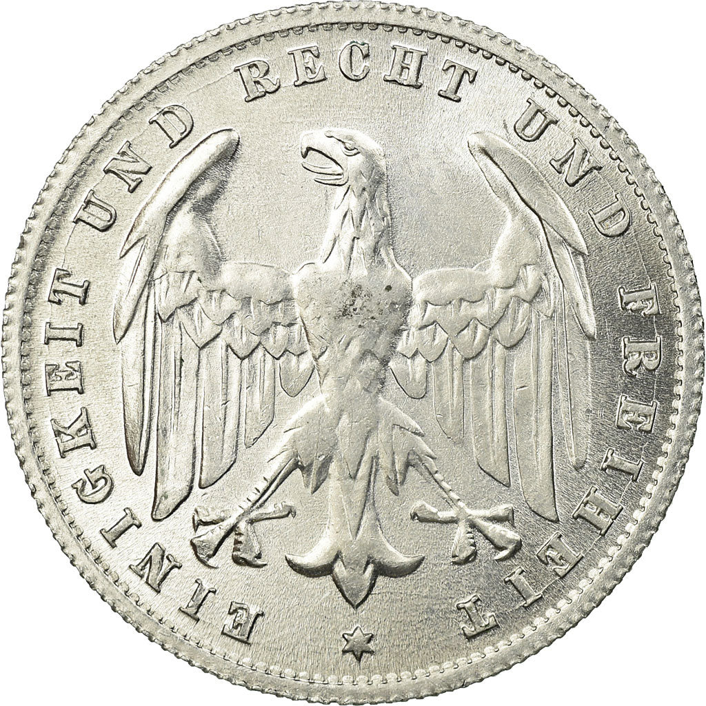Coin, GERMANY, WEIMAR REPUBLIC, 500 Mark, 1923, Berlin, MS(60-62), Aluminum