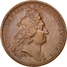 FRANCE, History, Louis XIV, Medal, AU(50-53), Bronze, 41, 33.00