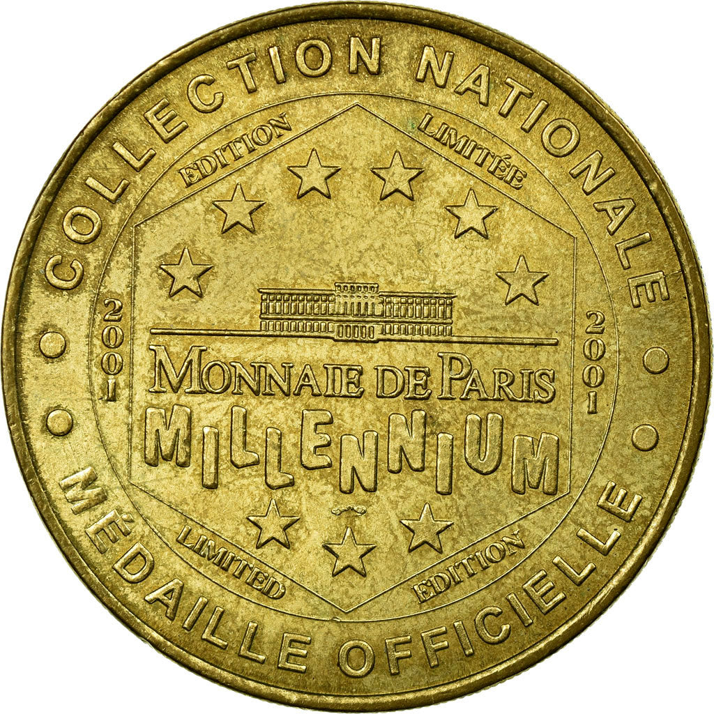 France, Token, Touristic token, Caen - Mémorial n°1, Arts & Culture, 2001