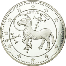 Moeda, Andorra, 10 Diners, 1995, MS(65-70), Prata, KM:114