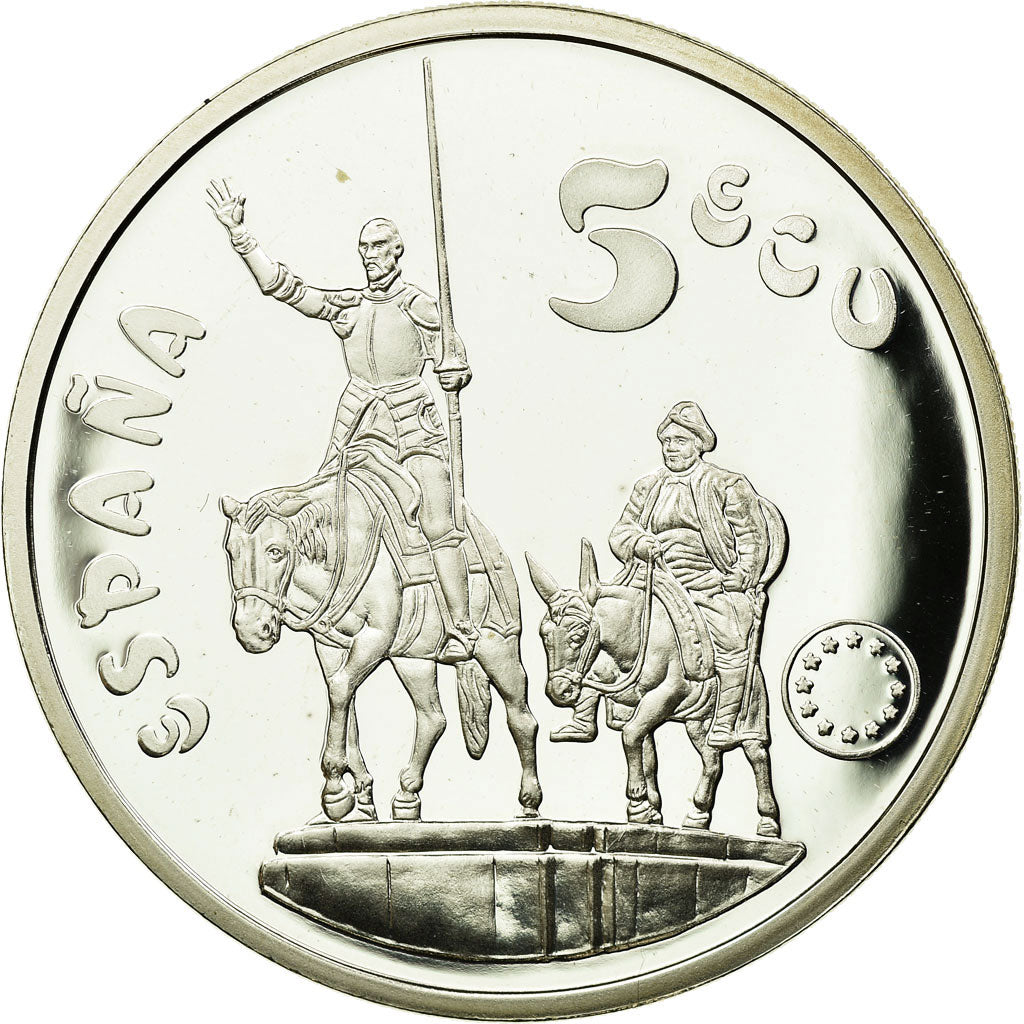 Coin, Spain, Juan Carlos I, 5 Ecu, 1994, Madrid, MS(65-70), Silver, KM:M46