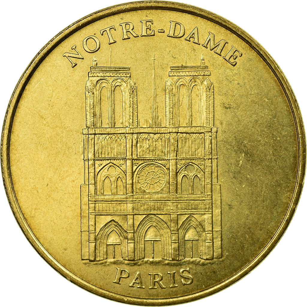 Francia, Token, Touristic token, Paris - Cathédrale Notre Dame n°1 - Face